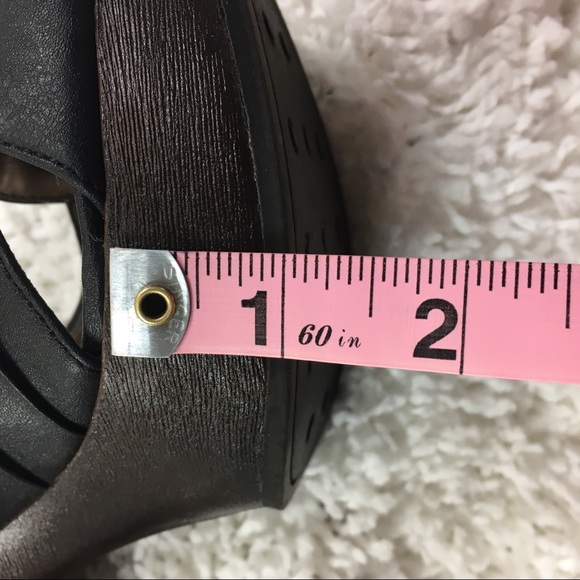 SM New York Elena Black Peep Toe Heel  9 - Picture 8 of 8